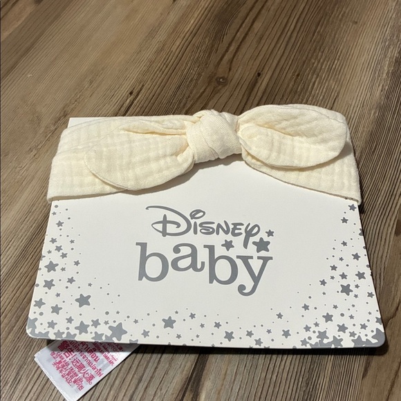 Disney Store Minnie Mouse Dress Bloomers Headband Set Cream 12-18 months NEW - Picture 3 of 10